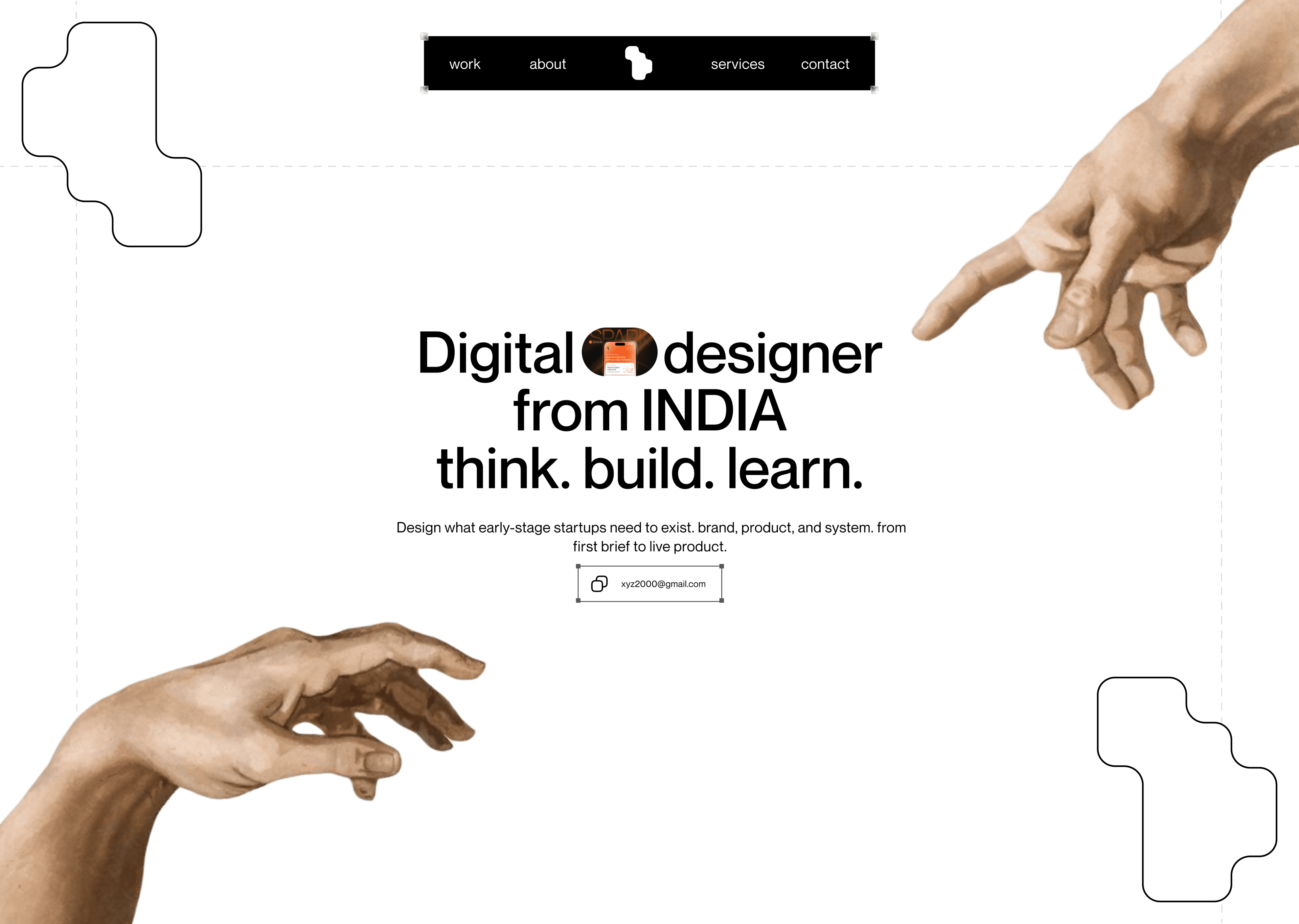 Portfolio Hero Screen