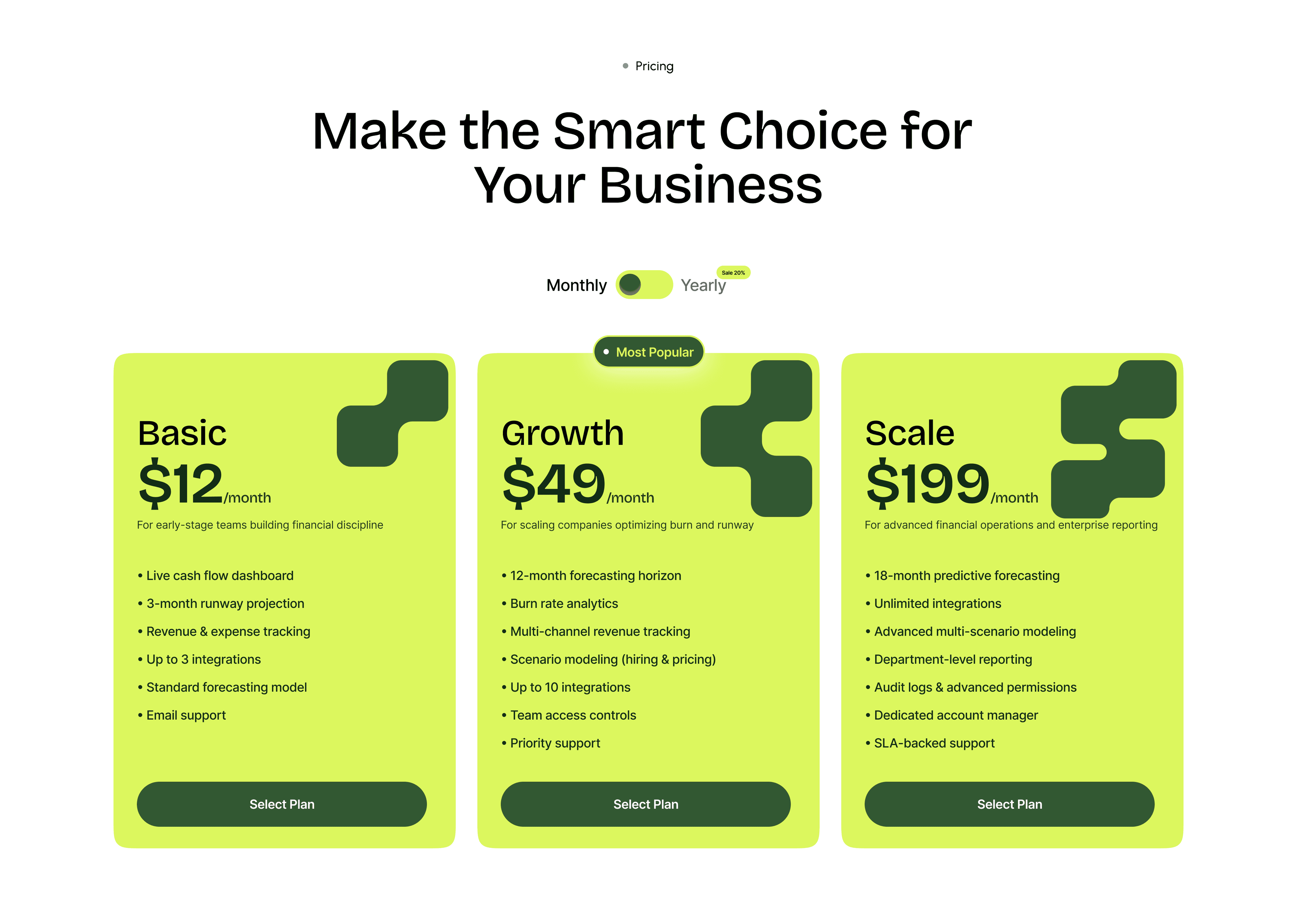 Quanto Pricing Screen